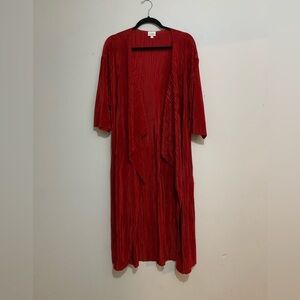 Beautiful red LulaRoe Shirley